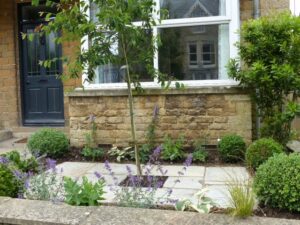 New front garden with paving and new planting