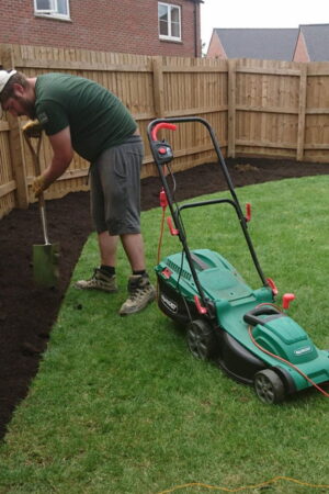 Creating new planting borders on a new build home in Hook Norton